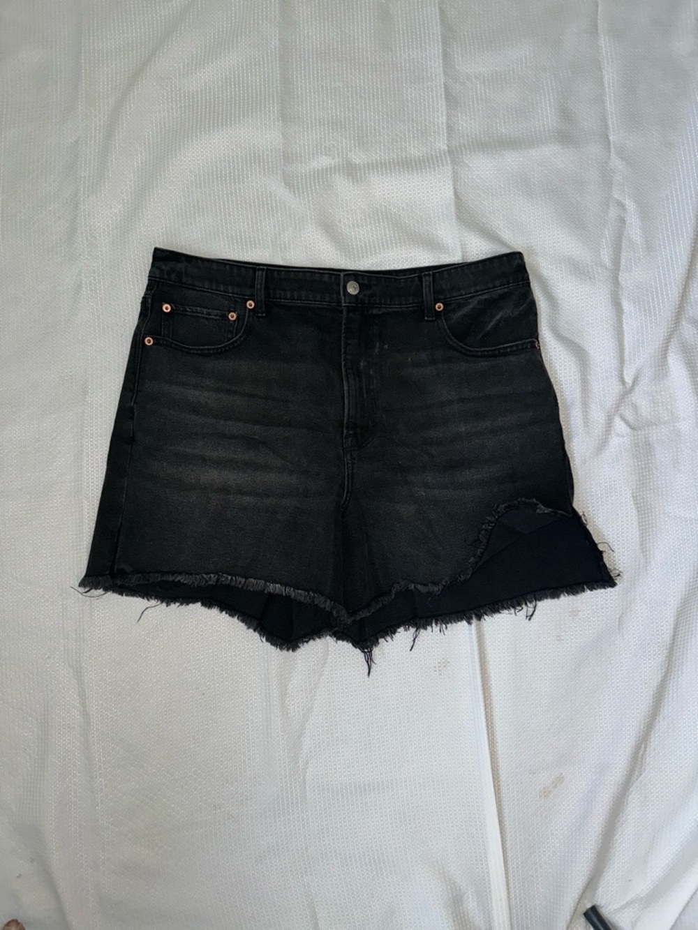 American Eagle Outfitters High-Rise Denim Cutoff Shorts